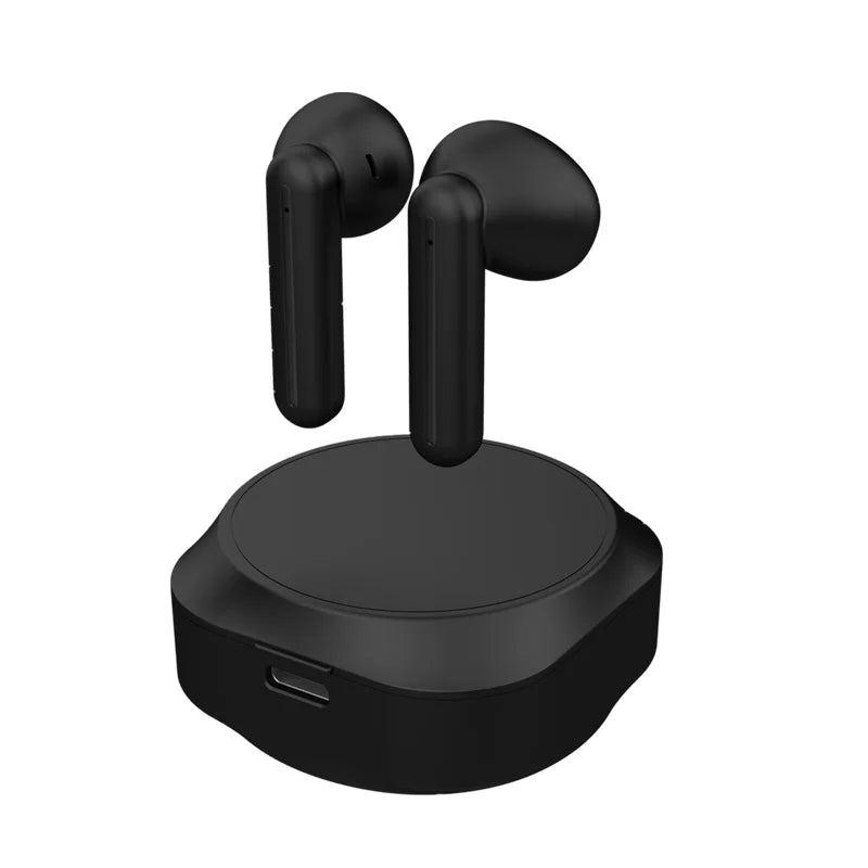 True Wireless Earbuds with HIFI Sound 10mm Drivers with Big Bass 2 Mics for AI Clear Calls 16Hrs Wireless BT 5.3 TWS Earphones