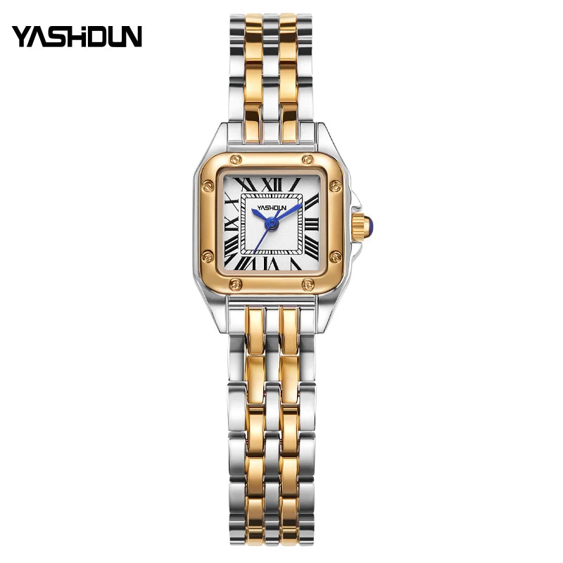 2025 Elegant Fashion Women's Watches Luxury Brand Original Quartz Watch for Ladies Waterproof Stainless Steel Luminous Date