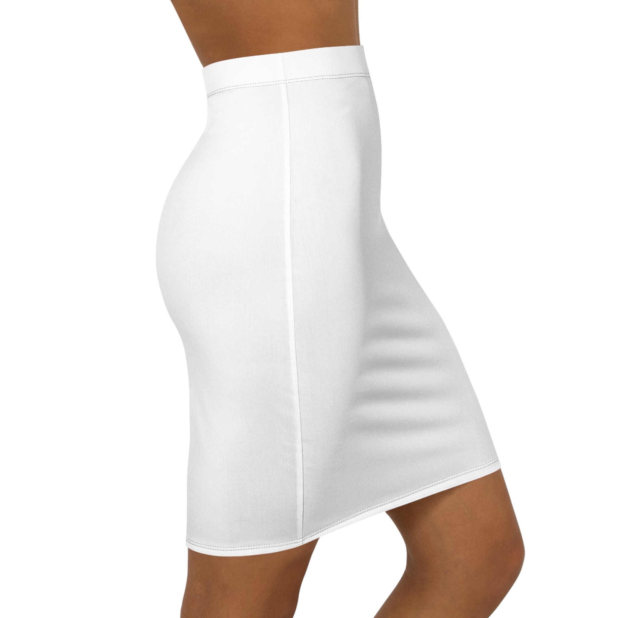 Chic Women's Mid-Waist Pencil Skirt, Modern Office Wear, Casual Outfits, Fashionable Everyday Skirt, Night Out Attire, Versatile Style