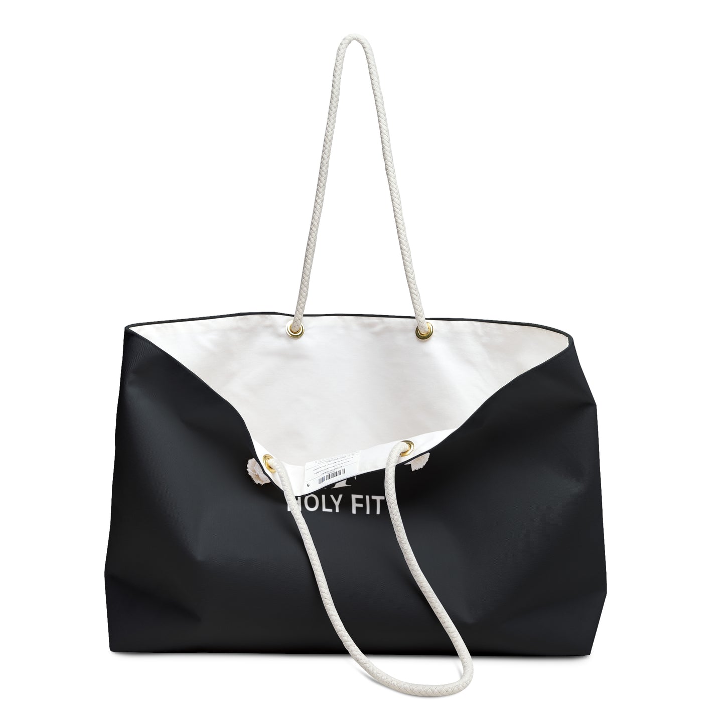 Chic Black Weekender Bag, Stylish Travel Tote for Beach, Gym, Weekend Getaways, Perfect Gift for Her, Travel Essential