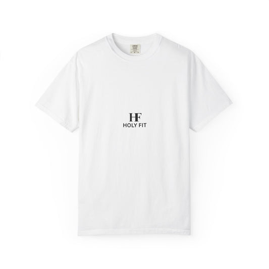 Holy Fit Garment-Dyed Unisex T-shirt, Casual Tee, Everyday Wear, Gym Apparel, Gift for Fitness Lovers, Birthday Present