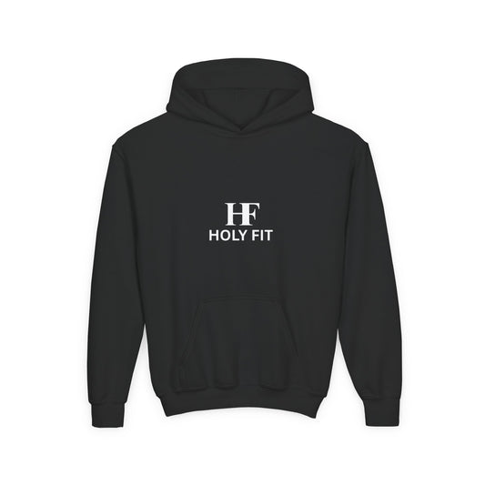 Youth Heavy Blend Hoodie - Holy Fit Sweatshirt for Kids, Perfect for Sports, Gifts, Birthdays, and Casual Wear