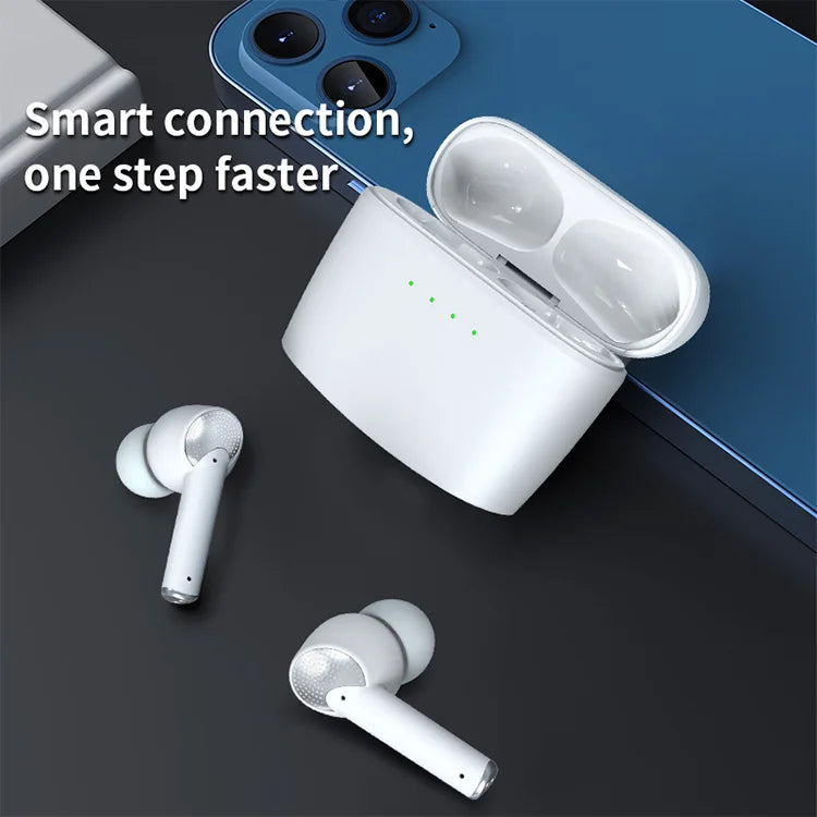 2024 New Gaming BT 5.2 TWS J8 Wireless Stereo Earbuds Earphone & Headphone ANC ENC Noise-canceling Earphones