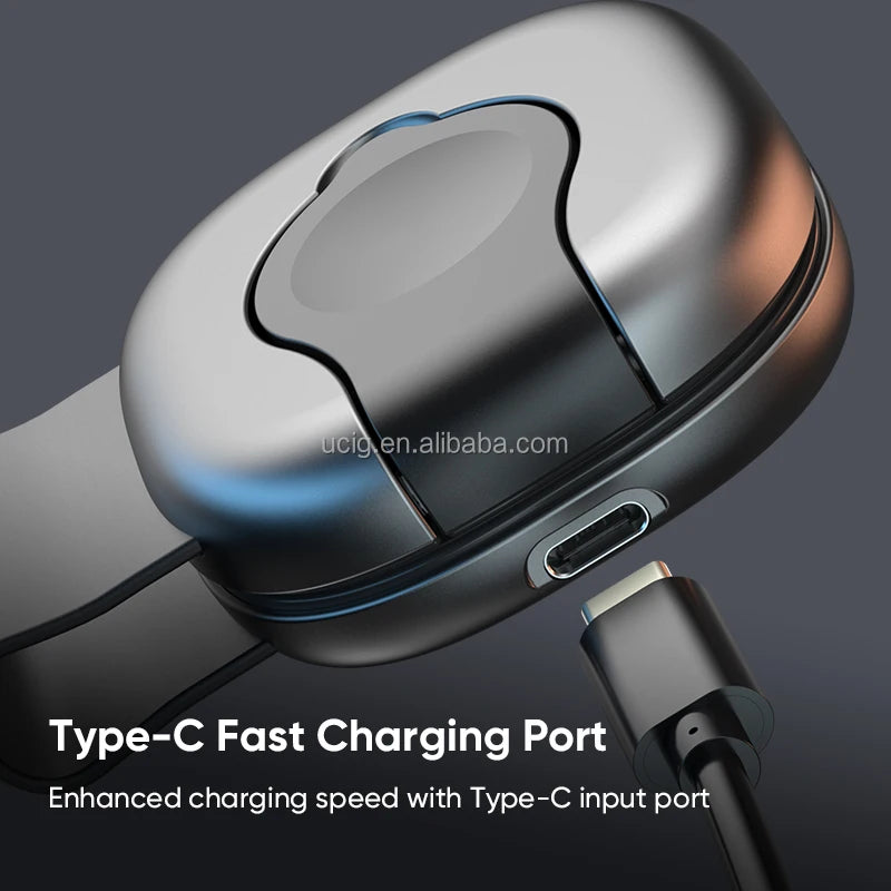 Compact Mini Wireless Charger | 3 in 1 Foldable Mobile Phone & Earphone & Smart Watch Charging Pad