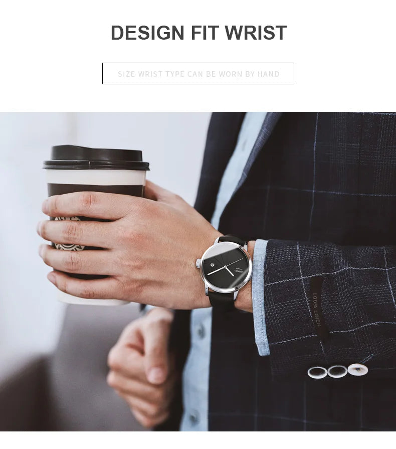 2025 OUBAOER Men Watch Automatic Mechanical Watches Bussiness Leather Strap Wristwatches Waterproof Classic Minimalist Clocks