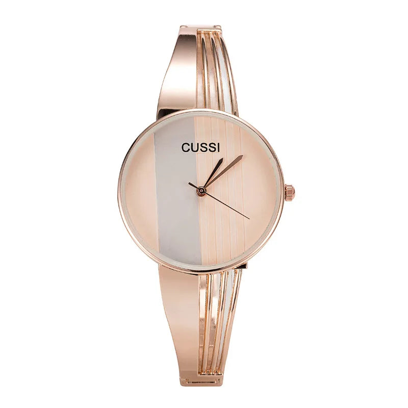 CUSSI Top Brand Womens Watch Quartz Wristwatch Luxury Ladies Bracelet Watches Dress Watches relogio feminino Classic Reloj Hours
