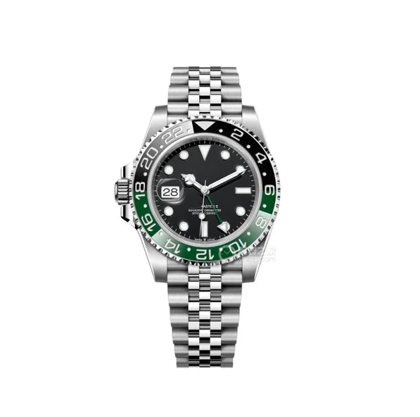 Factory Customized 40mm Luminous Mechanical Watch 5A+ Quality 904L Stainless Steel High Luxury Sport Feature with Power Reserve