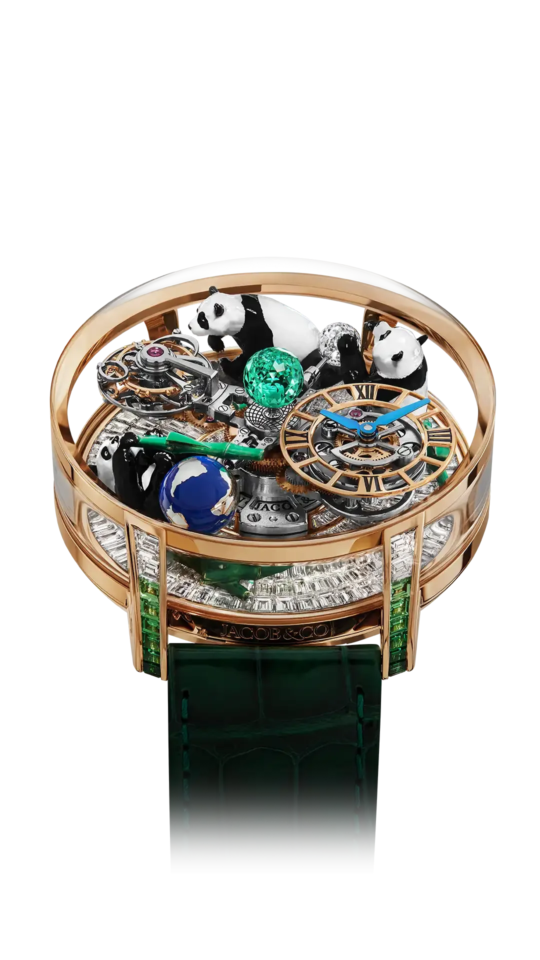 Custom logo Watch  Personalized Customized Animal Watch with Skeletonized Mechanical Watches Men Fashion