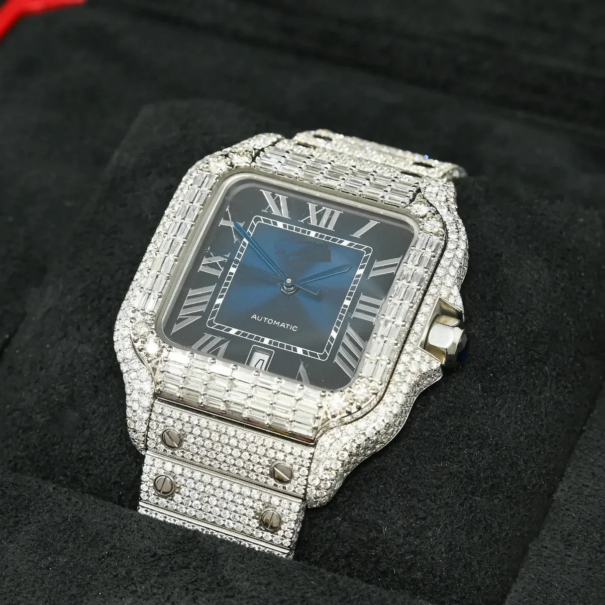 Wholesale Factory VVS Moissanite Diamond Watches Arabian Studded Wrist Iced Out Watch for Gift Hip Hop Iced Out Brand Watches
