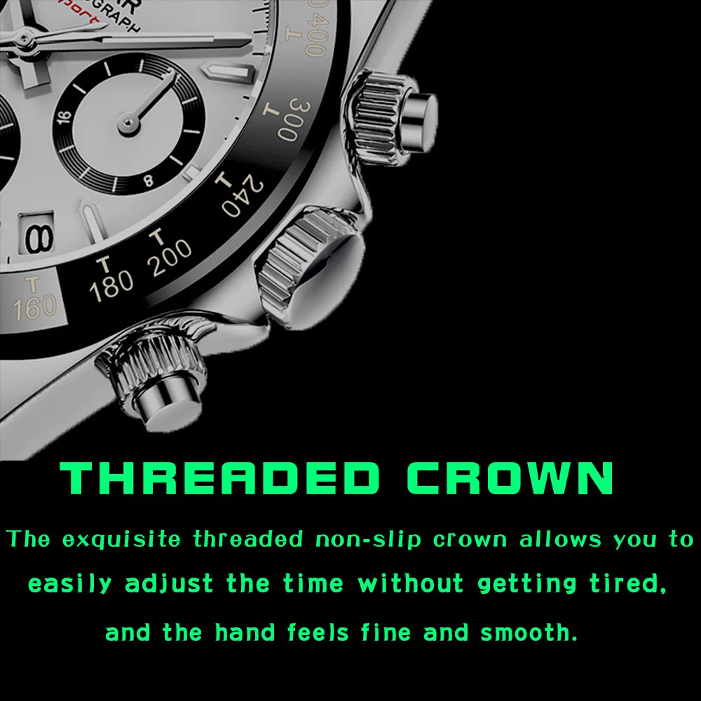 Relojes Hombre 2024 BENYAR New  Watches Men Luxury Brand Chronograph Male Sport Watches Waterproof Stainless Steel Quartz  Watch