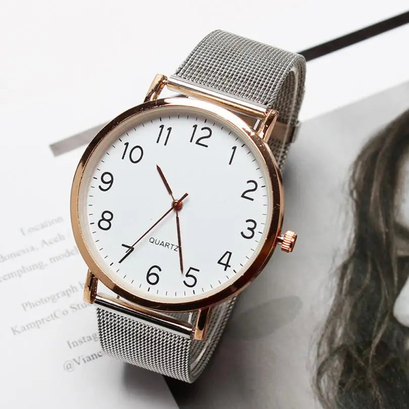 Luxury Hot Watch Men Fashion Sport Quartz Clock Mens Watches Unisex Simple Business Fashion Steel Strip Quartz Brand Wrist Watch