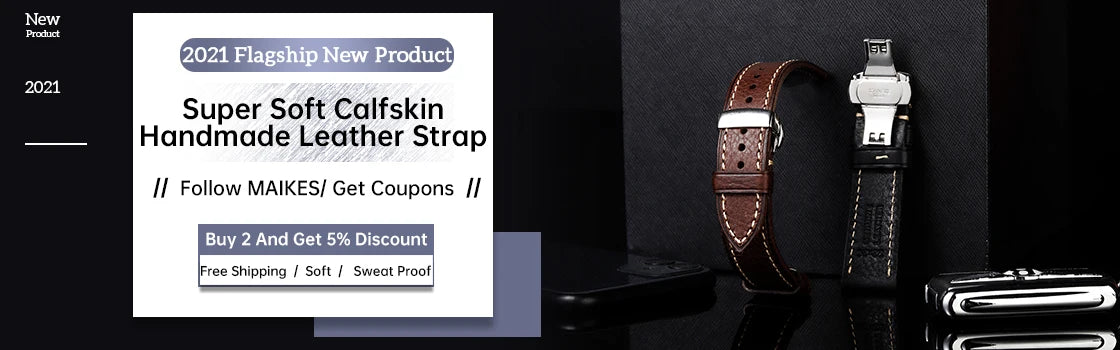 Leather Strap For rolex_watch man Watchband Galaxy Watch Strap 18mm 20mm 22mm 24mm Watch Band Wrist Bracelets Roes Gold Buckle