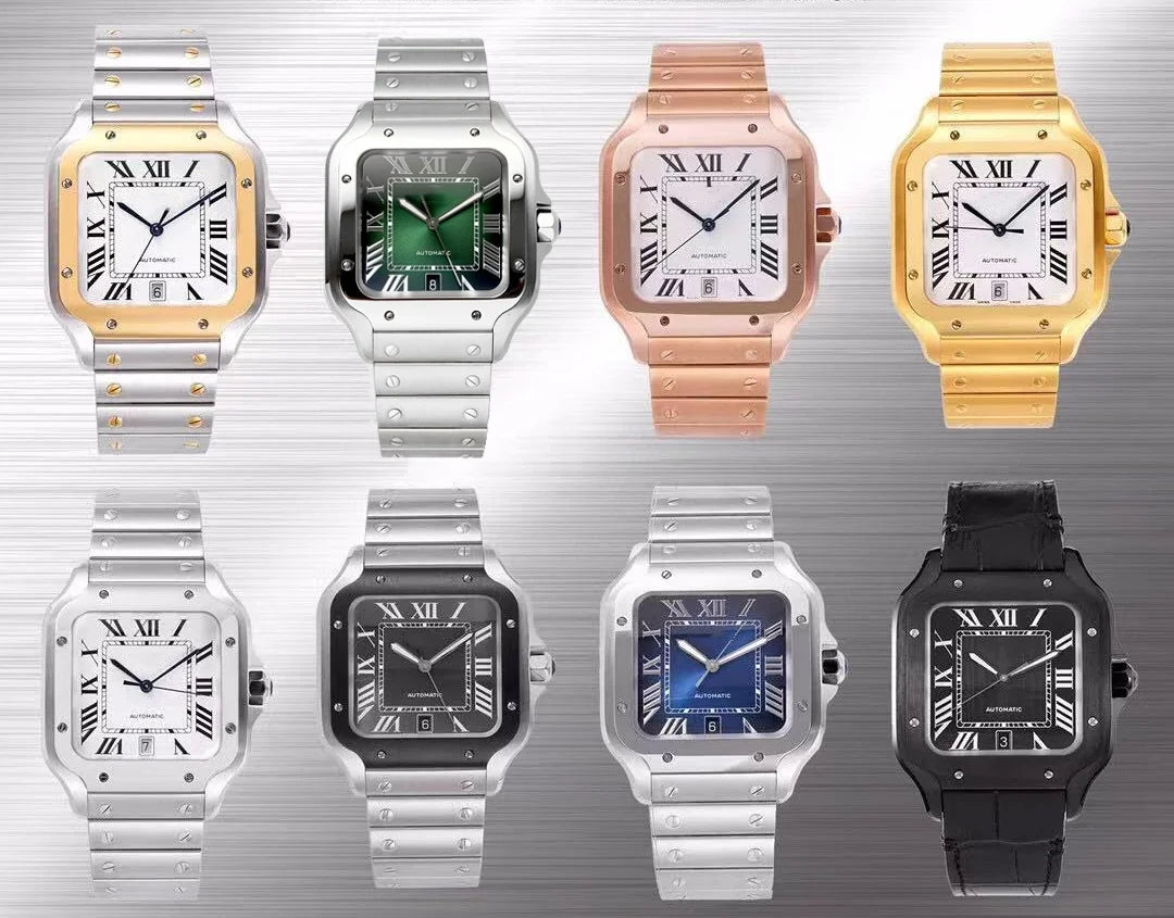 Luxury Brand Watch for Men Automatic BV Factory Santoses Watch Mechanical Citizen 9015 Movement Cartierable Wristwatches