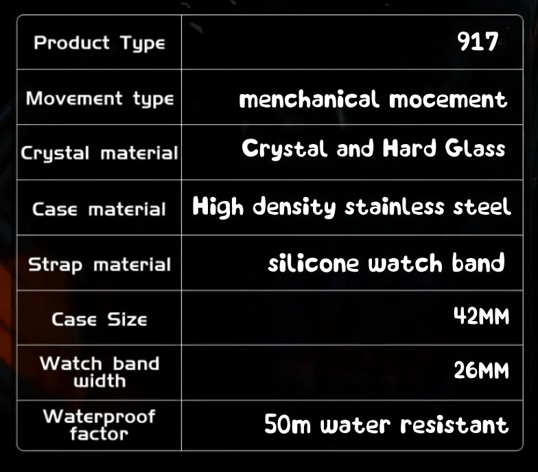 Wholesale Custom Men Trendy Fashion Automatic Watch Sapphire Hollow Flywheel Spider Web Dial Personalized Style Mechanical Watch