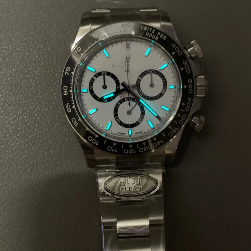 VSF Factor Panda Daytonaes Watch with 70h Dandong Cal.4130&4131 Chronograph Movement Ultra-high Quality  Men Mechanical Watches