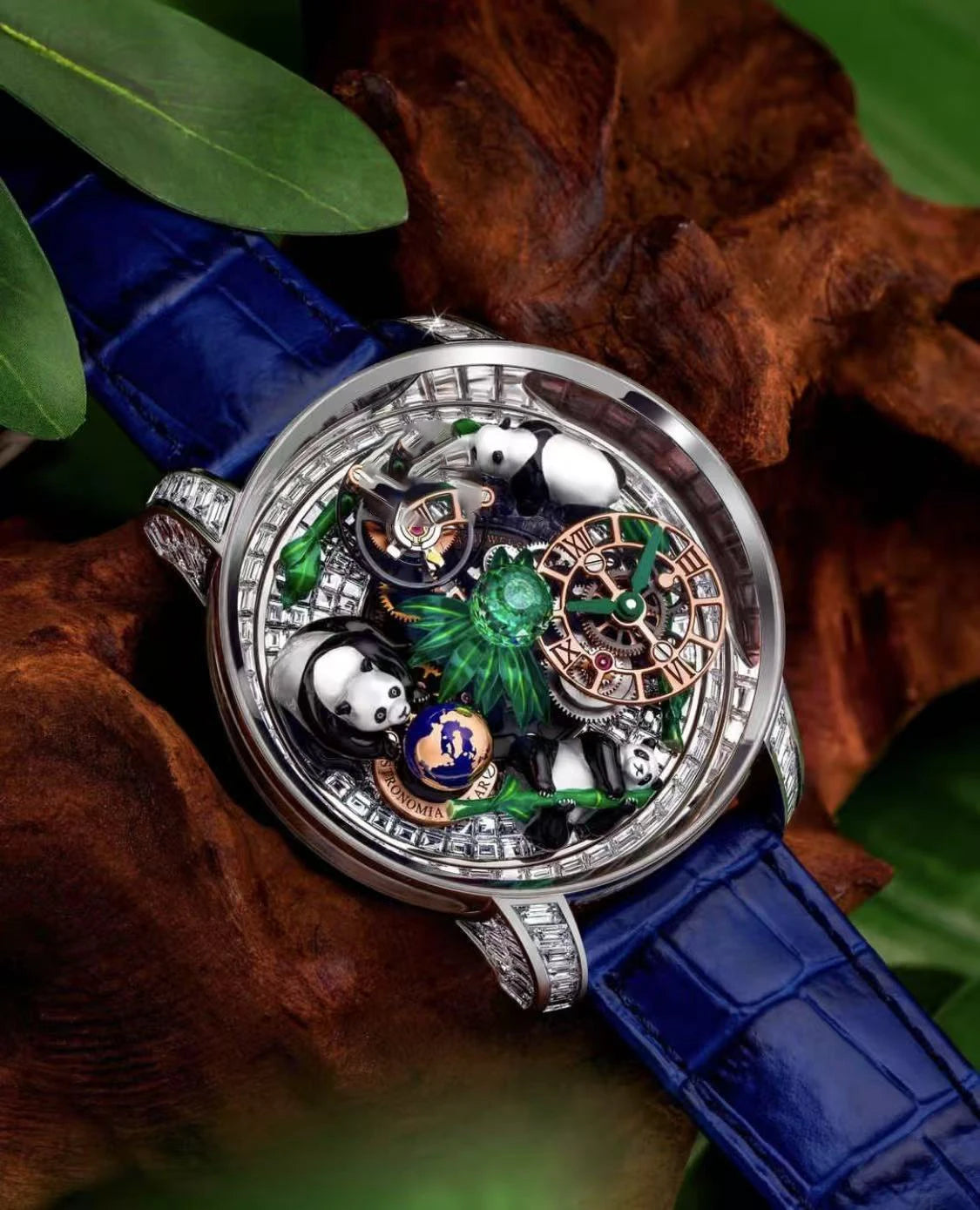 Custom logo Watch  Personalized Customized Animal Watch with Skeletonized Mechanical Watches Men Fashion