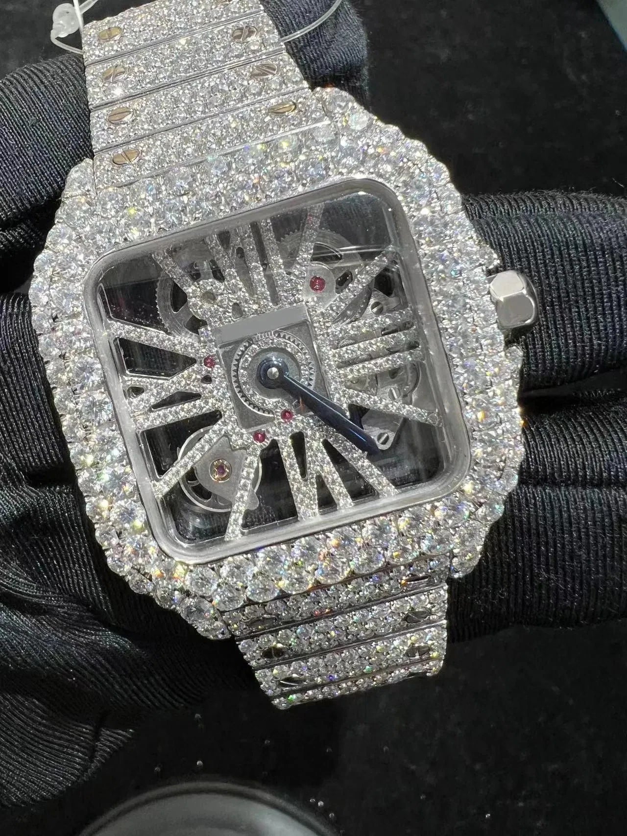 Hip Hop Sport Luxury Iced Out Watch Men Designers Watches Automatic Mechanical VVS D Colour MoissaniteSwiss Movement Watches