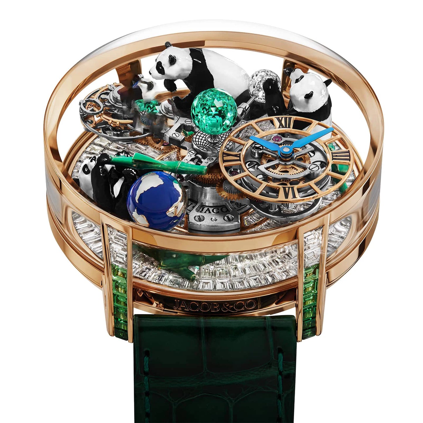 Custom logo Watch  Personalized Customized Animal Watch with Skeletonized Mechanical Watches Men Fashion