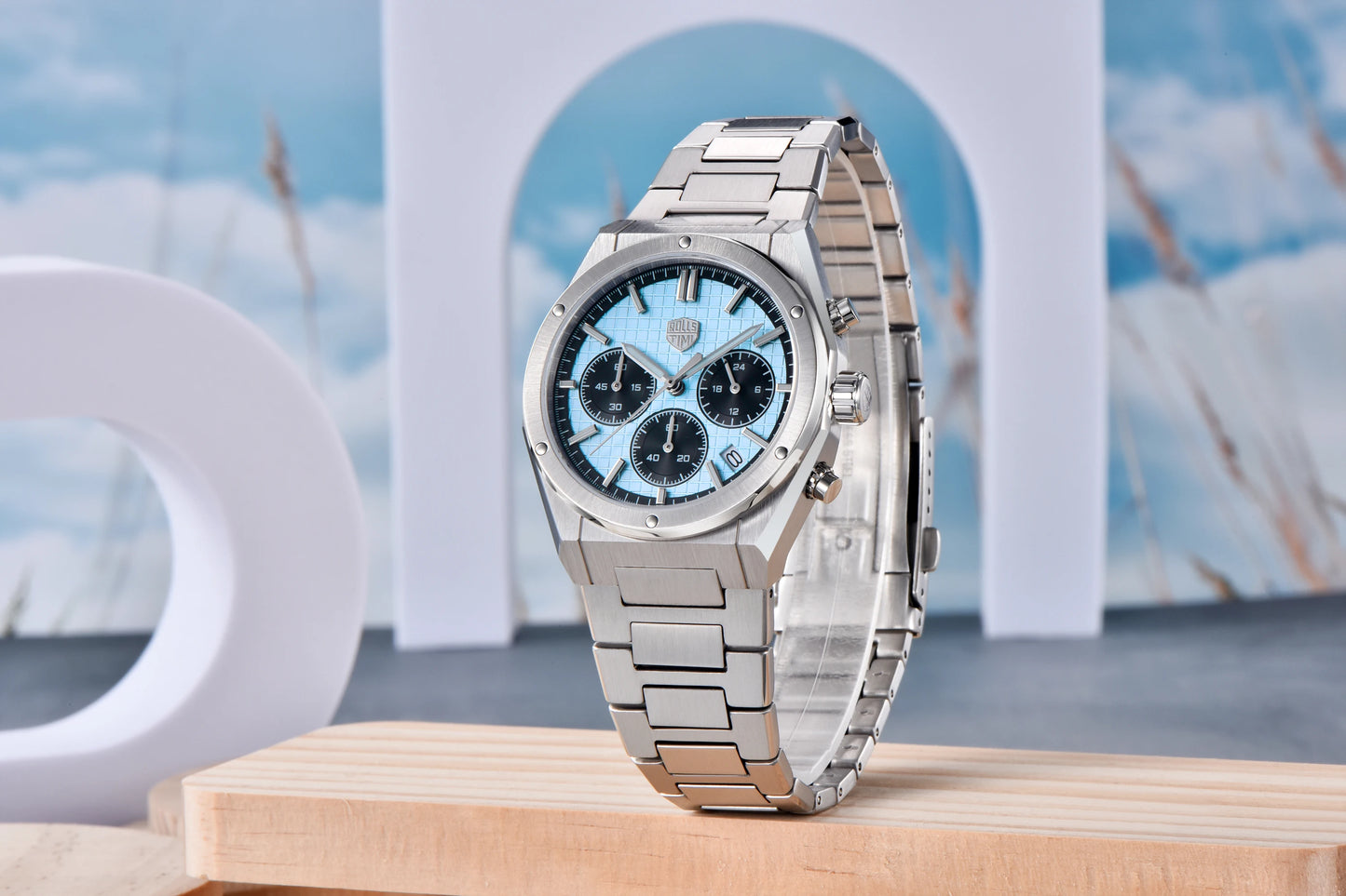 2025 New Engineer Design Rollstimi Chronograph Men's Watch Top Luxury Quartz Watch For Men 316l Stainless Steel Waterproof Watch