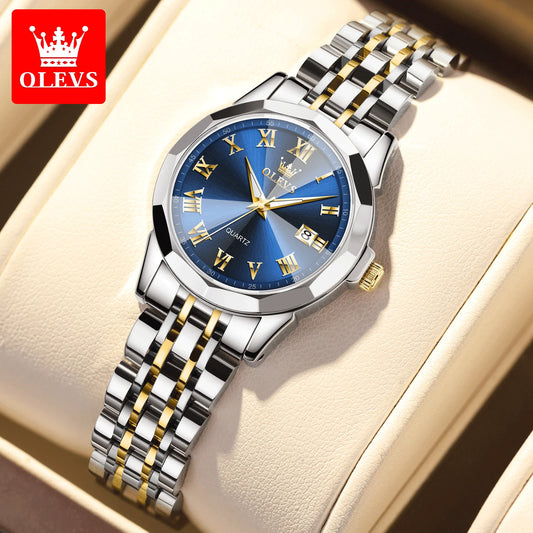 OLEVS Top Brand Original Watch for Women Best Selling Fashion Lady Wrist Watch New Waterproof Luminous Luxury Women Quartz Watch