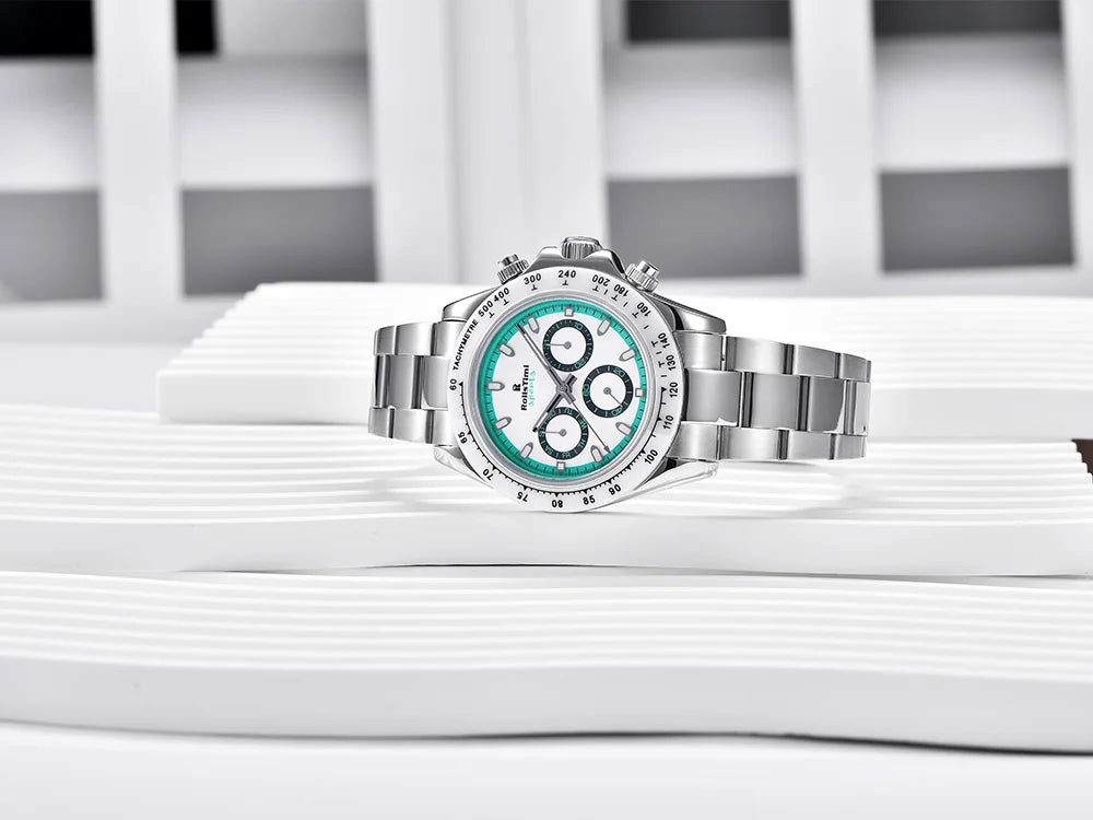 2025 new men's watch mechanical watch for Man RollsTimi top brand fashion automatic watch ceramic bezel stainless steel gift box