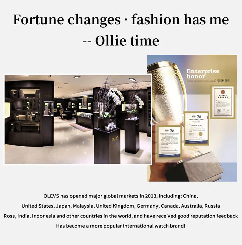 OLEVS 2958 Men Watch Fashion Business Square Quartz Watch Luxury Brand Waterproof Chronograph Formal Sports Men Watch Box Reloj