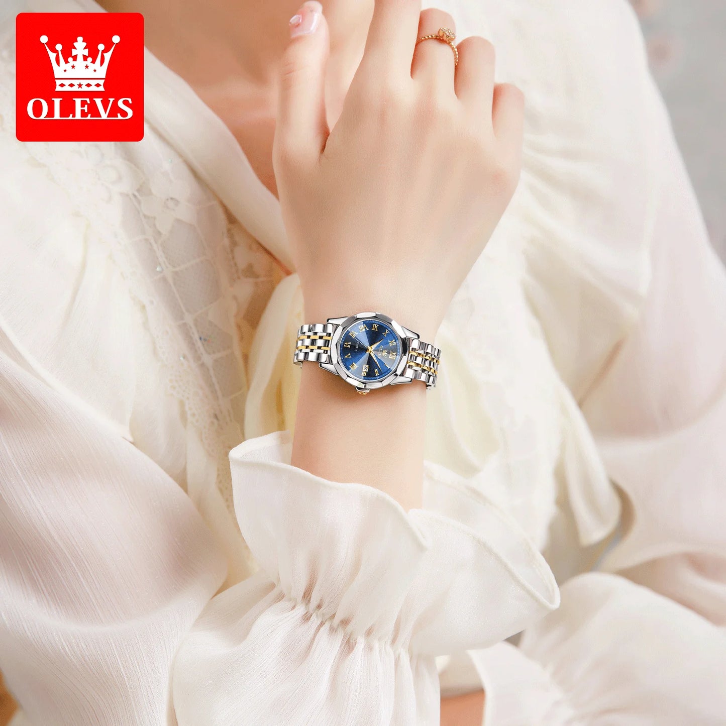 OLEVS Top Brand Original Watch for Women Best Selling Fashion Lady Wrist Watch New Waterproof Luminous Luxury Women Quartz Watch