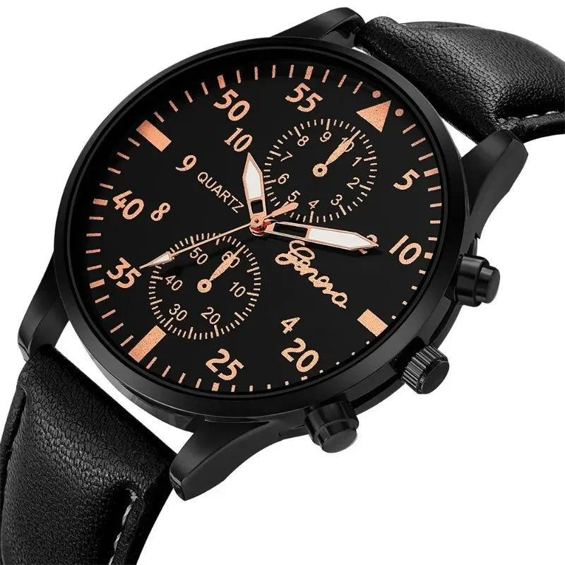 Luxury Men's Watch Fashion Watch For Men Watch Sport Watches Leather Casual Wristwatch Reloj Hombre erkek kol saati