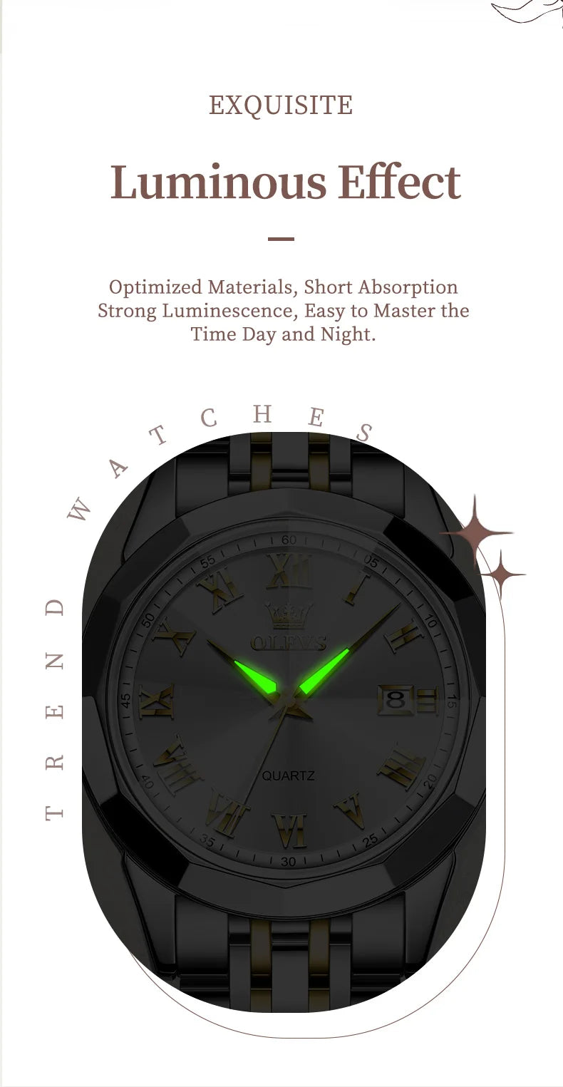 OLEVS Top Brand Original Watch for Women Best Selling Fashion Lady Wrist Watch New Waterproof Luminous Luxury Women Quartz Watch