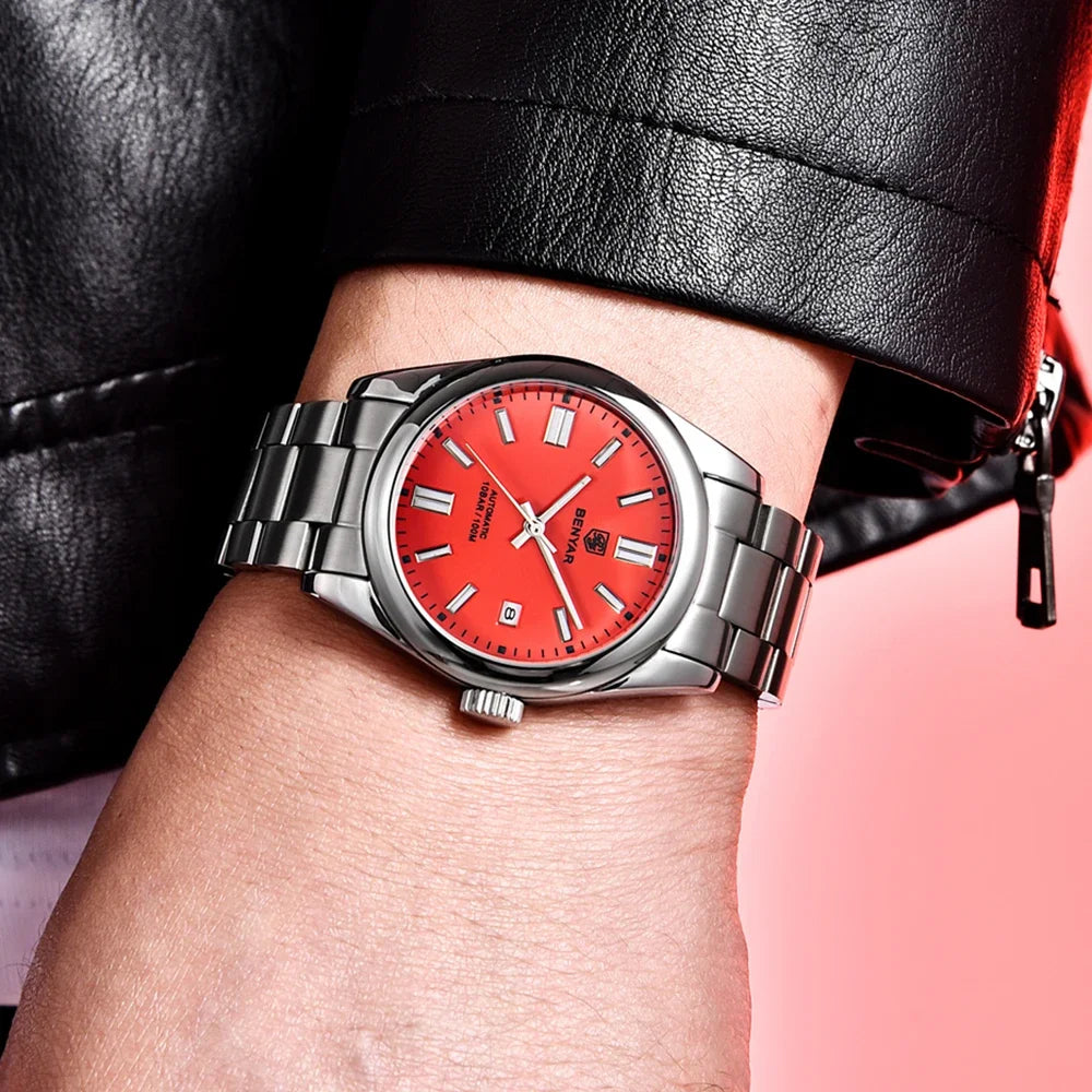 Relojes Hombre 2025 BENYAR New Watches Men Luxury Brand Chronograph Male Sport Watches Waterproof Stainless Steel Quartz Watch