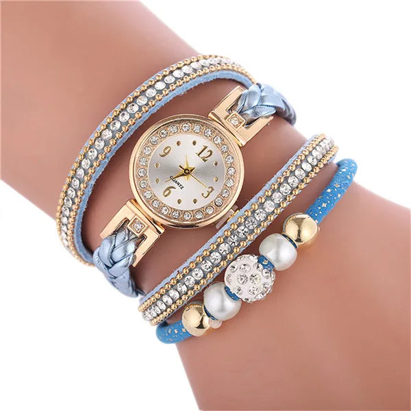 Relogio Bracelet Watches Women Wrap Around Fashion Bracelet Fashion Dress Ladies Womans Wrist Watches for Women Watch 2021