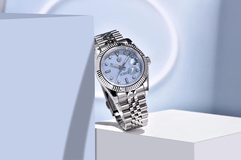 2025 New RollsTimi Men's Watches Mechanical Wristwatches Luminous Dial Automatic Watch For Men Top Luxury AR Sapphire Waterproof