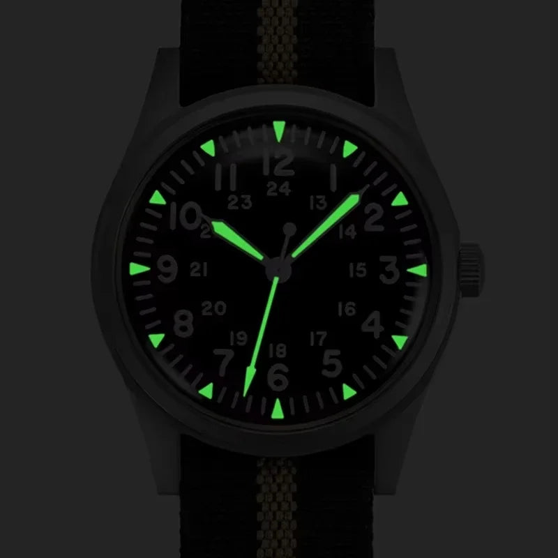 RDUNAE 2024New RA03 Vintage Quartz Watch Personalization man miyota super 2035 waterproof luminous reloj hombre watches for men