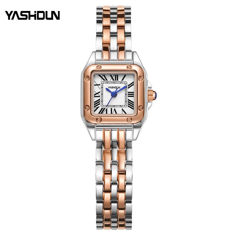 2025 Elegant Fashion Women's Watches Luxury Brand Original Quartz Watch for Ladies Waterproof Stainless Steel Luminous Date