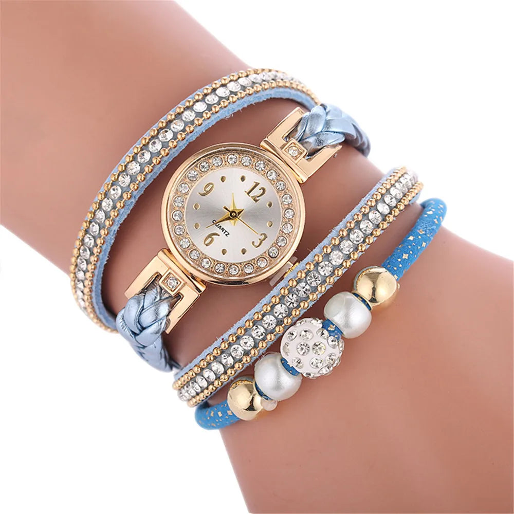 Relogio Bracelet Watches Women Wrap Around Fashion Bracelet Fashion Dress Ladies Womans Wrist Watches for Women Watch 2021