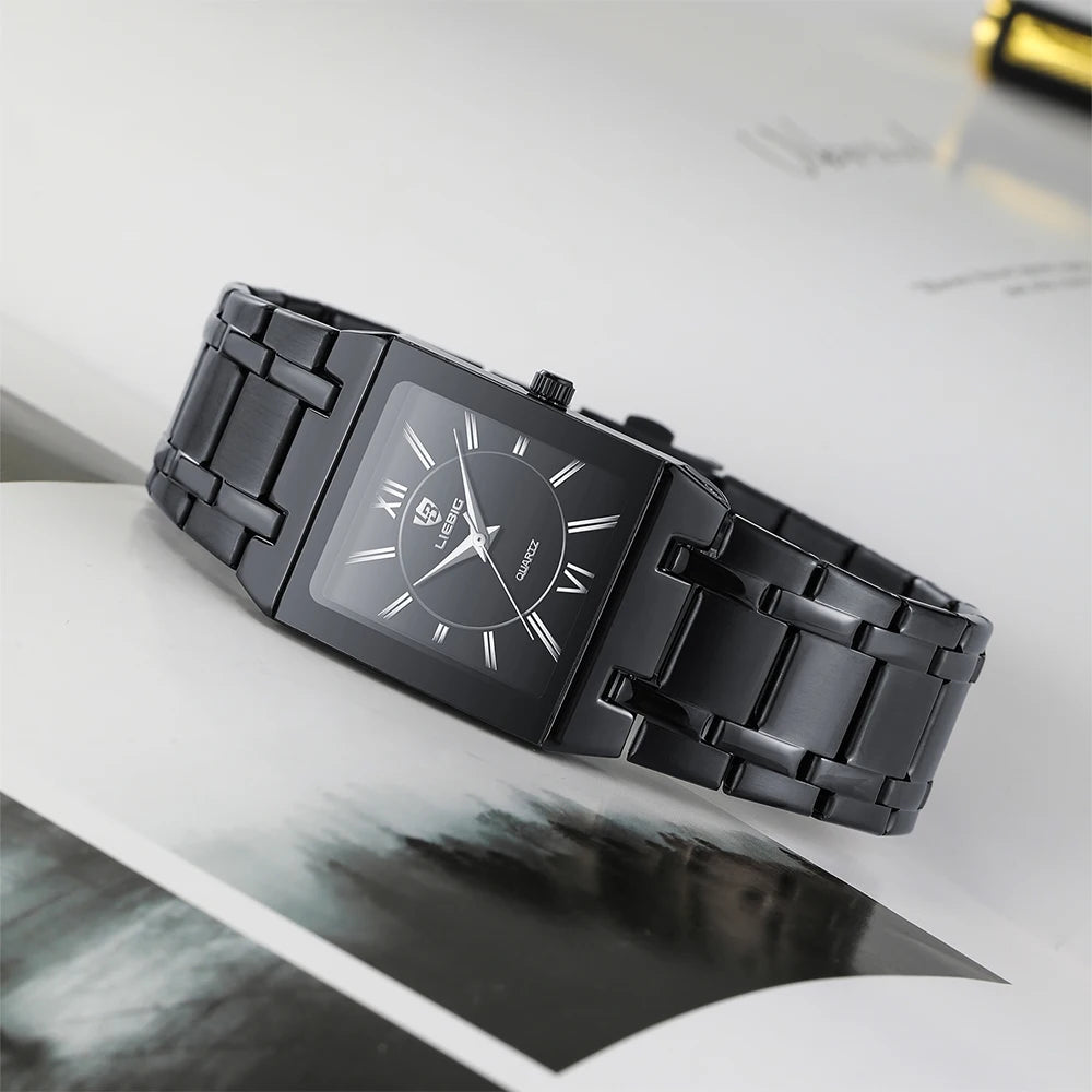 New Mens Watch Luxury Steel Bracelet Gold Quartz movement Waterproof Golden Wristwatches For Woman Watch relogio masculino Clock