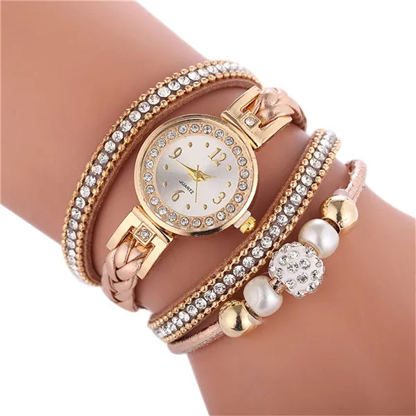 Relogio Bracelet Watches Women Wrap Around Fashion Bracelet Fashion Dress Ladies Womans Wrist Watches for Women Watch 2021