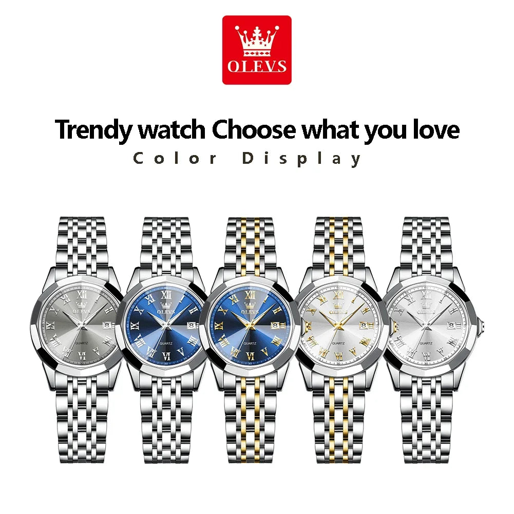 OLEVS Top Brand Original Watch for Women Best Selling Fashion Lady Wrist Watch New Waterproof Luminous Luxury Women Quartz Watch
