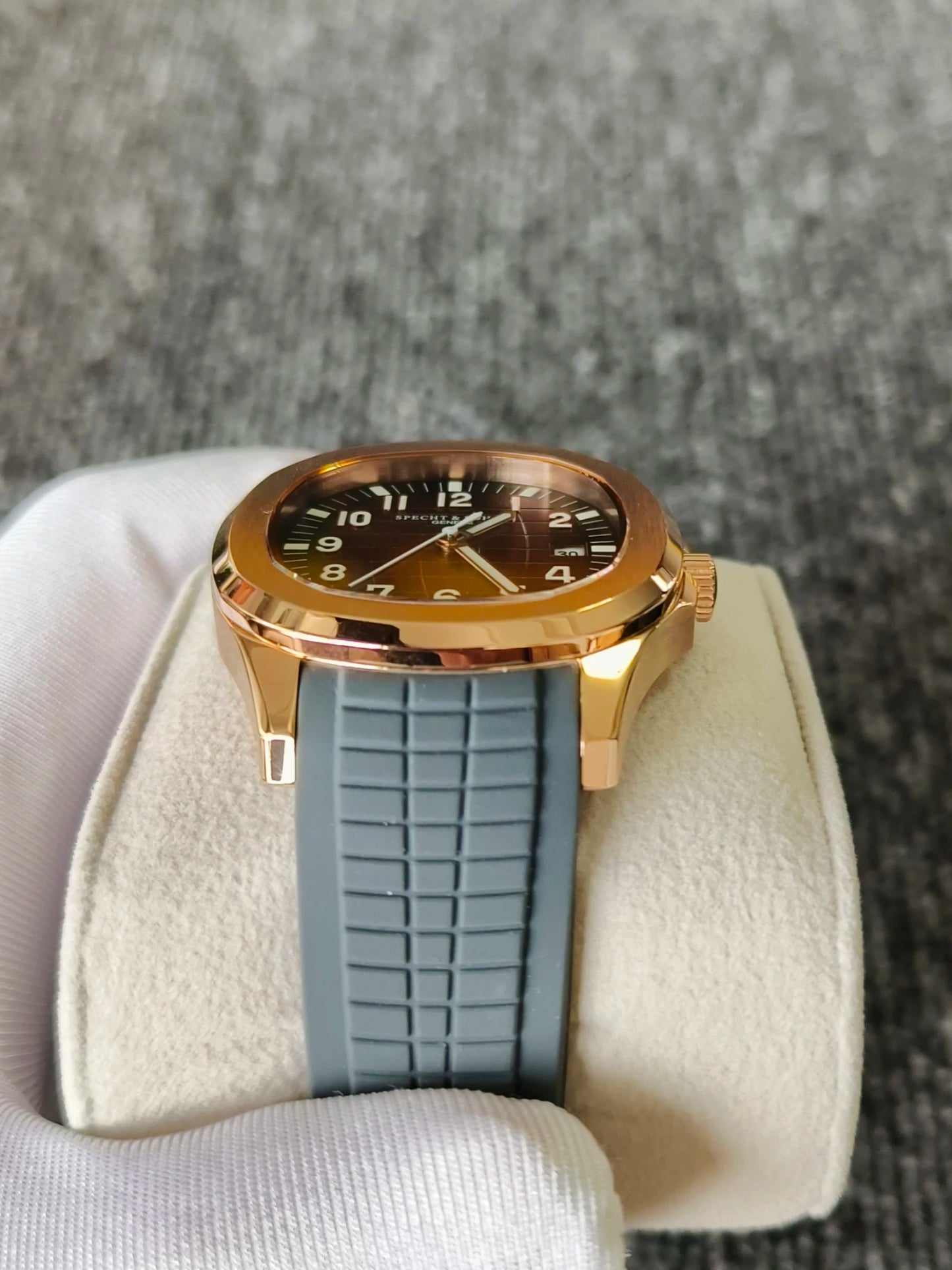 Specht&Sohne Luxury Fashion Business Sports Men's Watch Miyota8215 Motor Waterproof Luminous Grey  Tape Watch Relogio Masculino