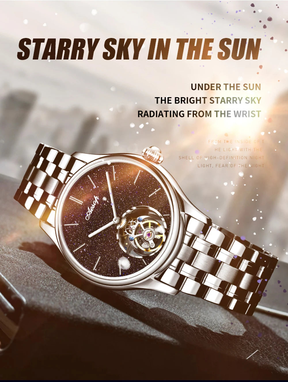 AESOP Tourbillon Luxury Mens Watches Waterproof Male Sports Watch For Men Mechanical Casual WristWatches Relogio Masculino 2025