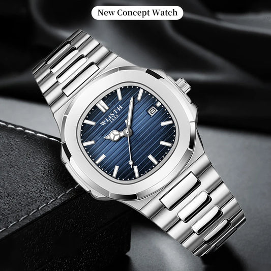 2025 Top Brand Mens Watches Luxury Men Sport Wristwatch Business Waterproof Luminous Fashion Quartz Watch Male with Calendar