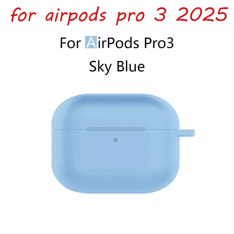 for AirPods Pro 3rd Generation Case Cover Earphone Accessories Soft Silicone Case with Keychain & Cleaning Kit for AirPods Pro 3