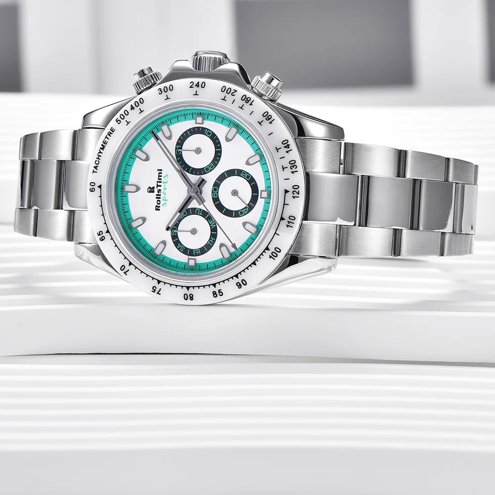 2025 new men's watch mechanical watch for Man RollsTimi top brand fashion automatic watch ceramic bezel stainless steel gift box