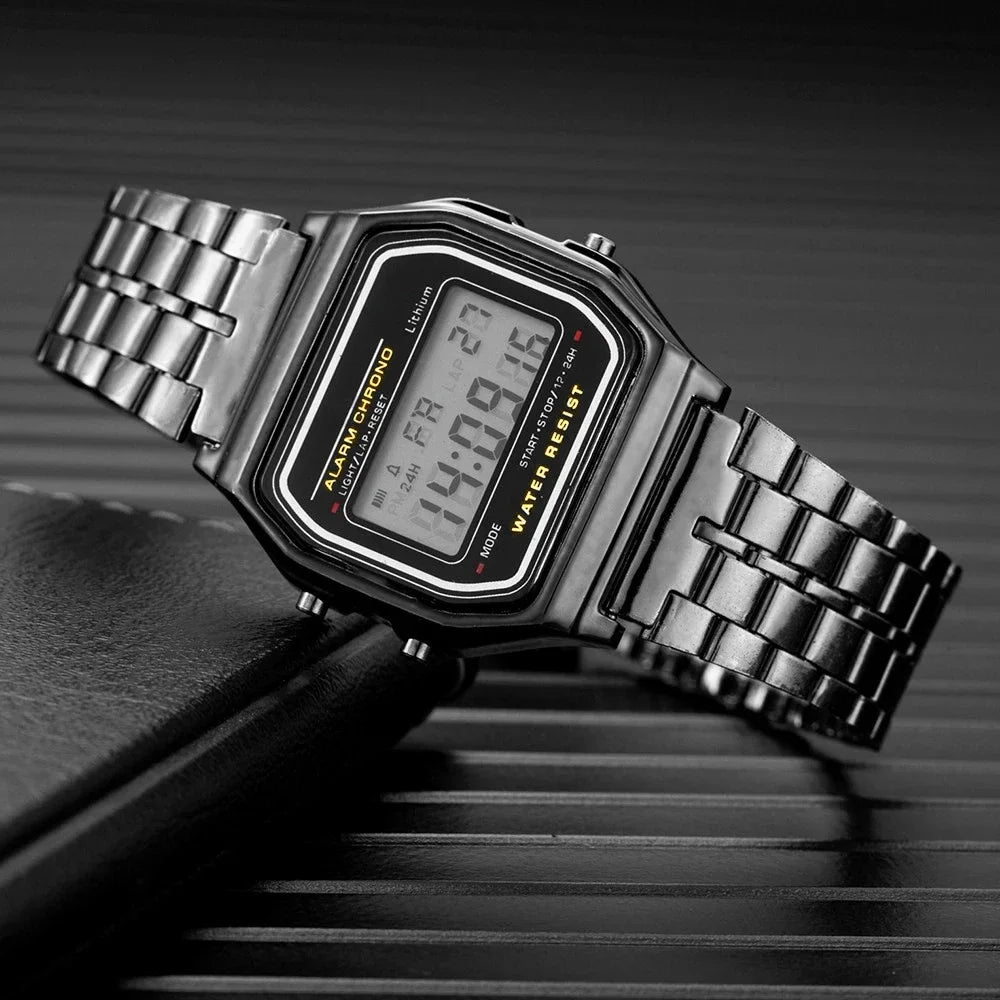2025Digital Watches For Men Sports Waterproof Bracelet Clock Gold Electronice LED Wristwatch Women