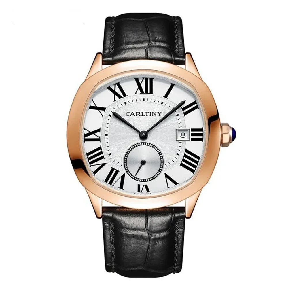 Luxury Watch Automatic Top Brand Men Mechanical Wristwatches CARLTINY Fashion Watches Homage Clocks New 2023 Relojes Para Hombre