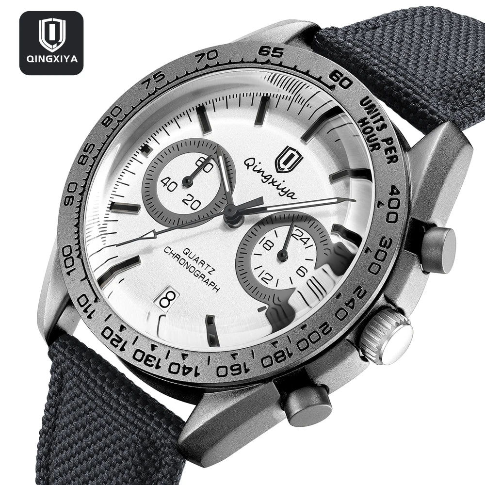 QINGXIYA Fashion Date Quartz Men Watches Top Brand Luxury Male Clock Chronograph Sport Mens Wristwatch Hodinky Relogio Masculino