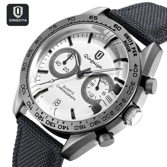 QINGXIYA Fashion Date Quartz Men Watches Top Brand Luxury Male Clock Chronograph Sport Mens Wristwatch Hodinky Relogio Masculino