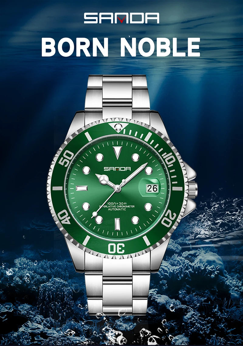 New Luxury Brand Automatic Watches Round Design Waterproof Watch For Men Sport Stylish Mechanical Wristwatches Relogio Masculino