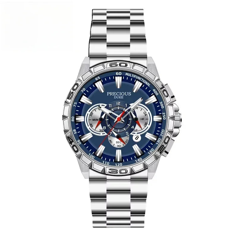 Relogio Masculino Top Business Men's watch Luxury Brand Stainless Steel Wrist Watch Chronograph Army Military Quartz Watches