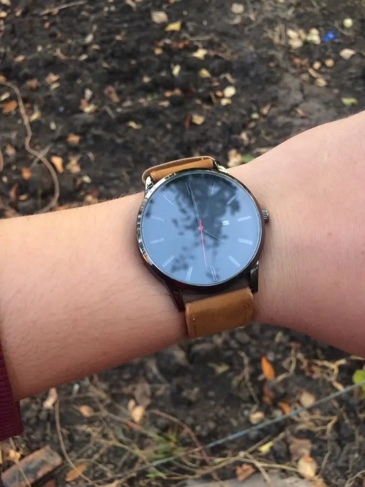 Relogio Masculino Men's Watches Fashion Simple Quartz Watches for Man Casual Sports Leather Male Quartz Clock relojes hombre